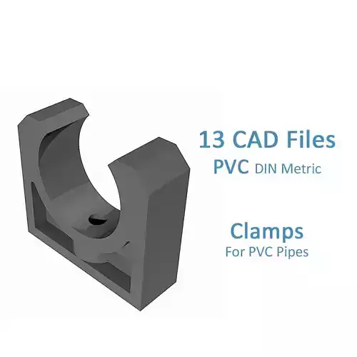 Clamps For PVC DIN Metric Pipes
