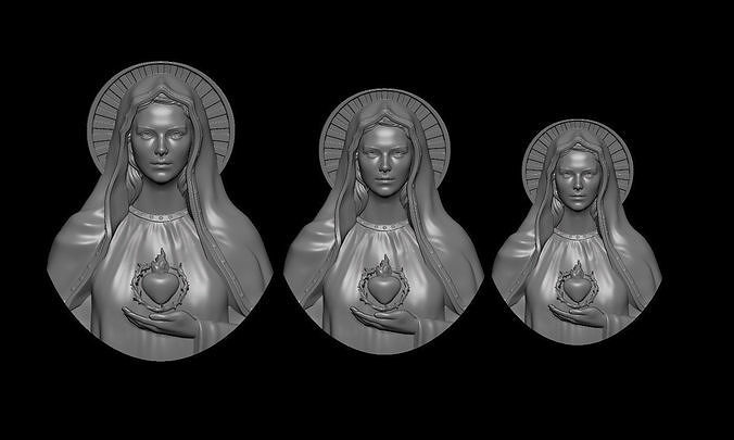 Mother Mary 3D print model