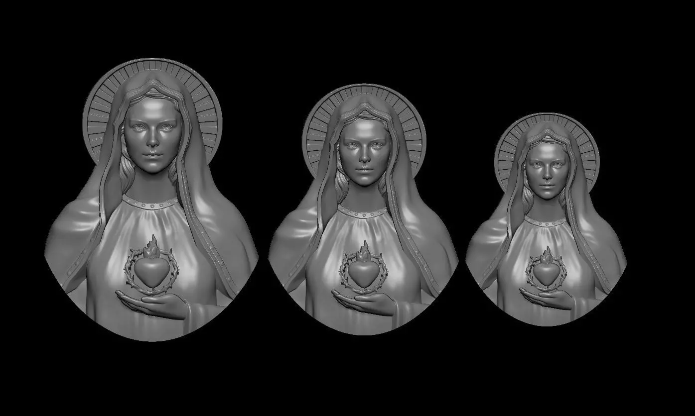 Mother Mary 3D print model