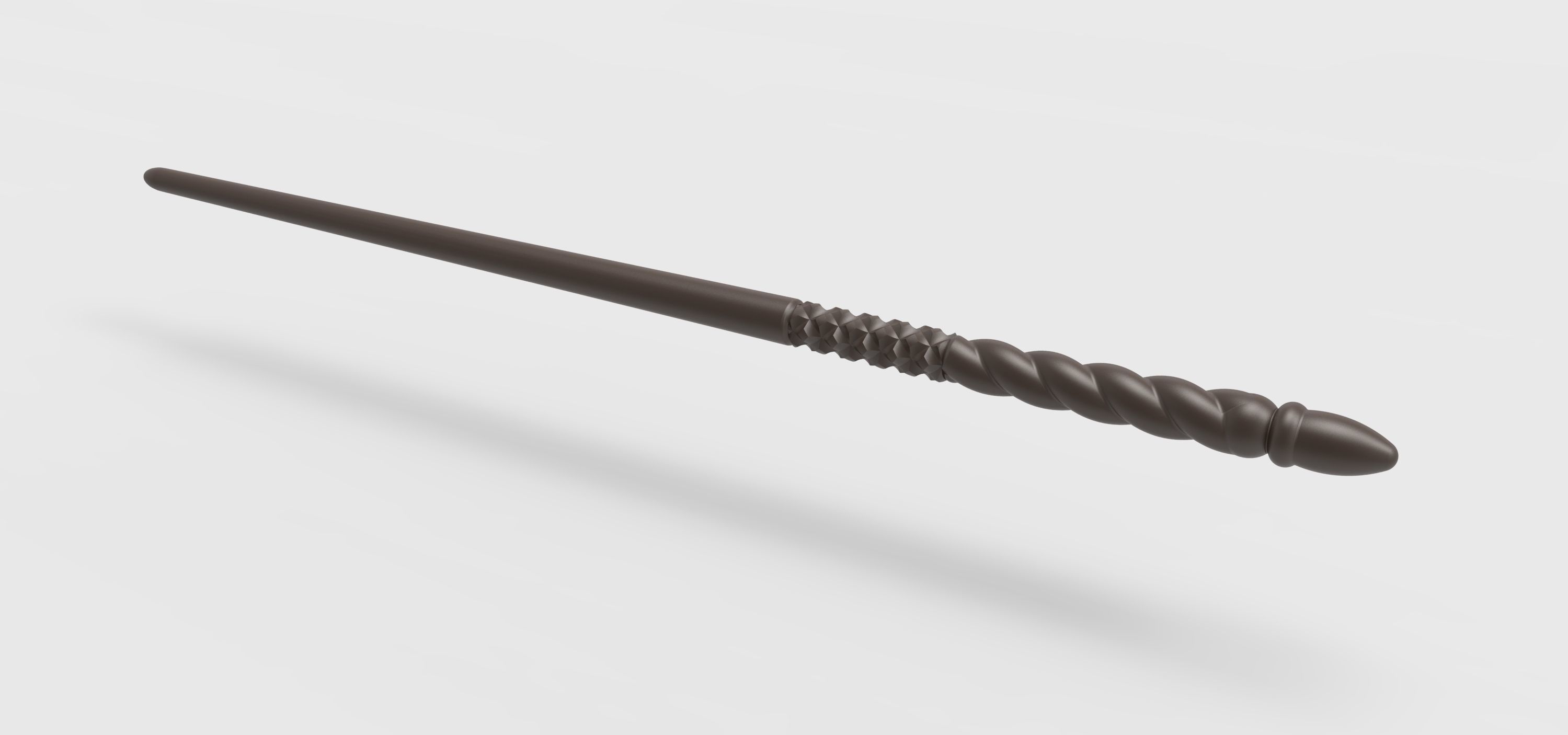 Wand of Ginny Weasley from the movie Harry Potter 3D print model_4