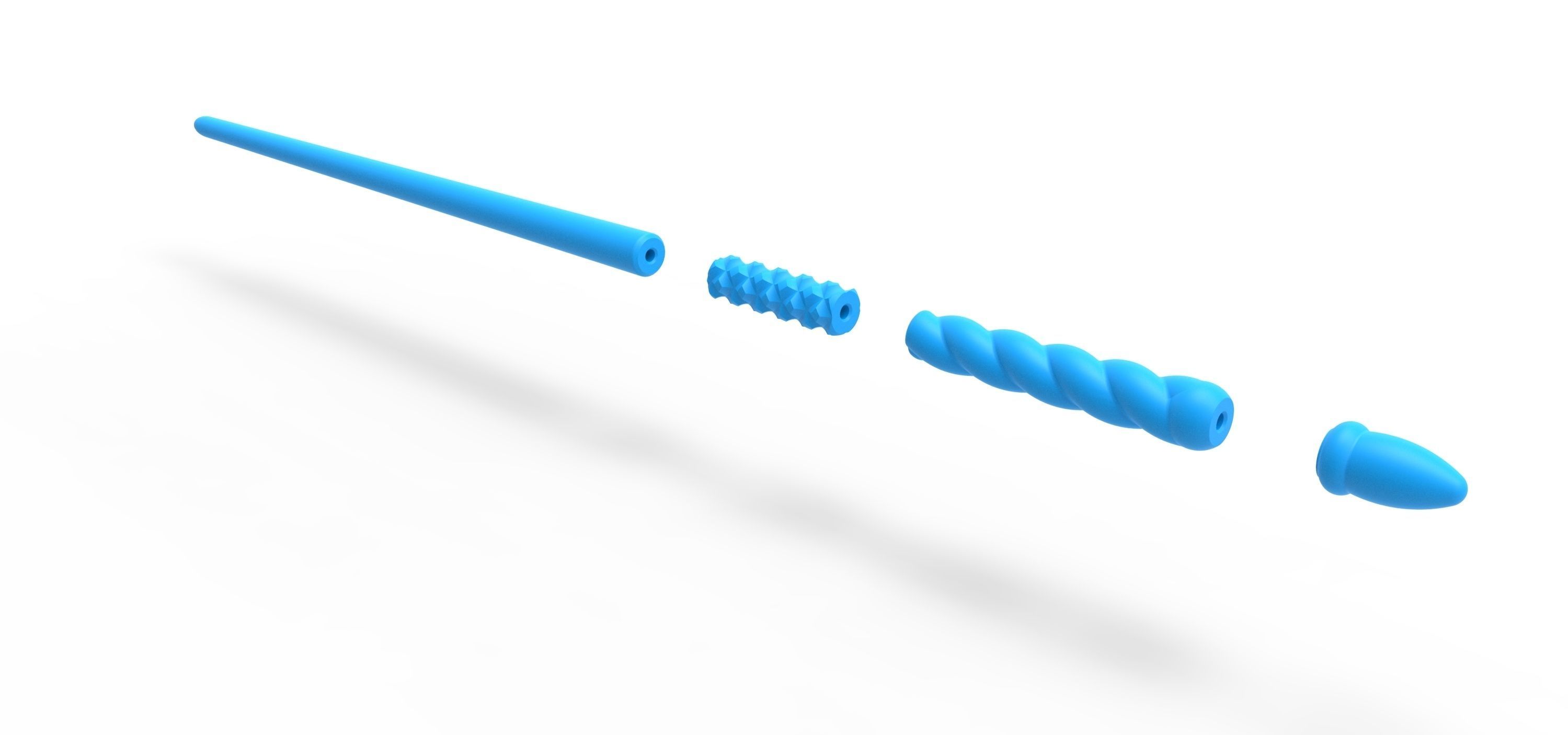 Wand of Ginny Weasley from the movie Harry Potter 3D print model_9