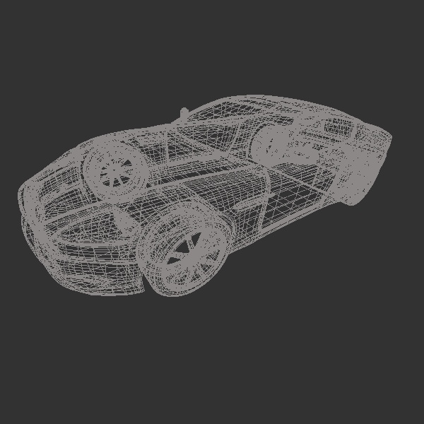 Aston Martin DB 9 restyled coupe car 3D model_9