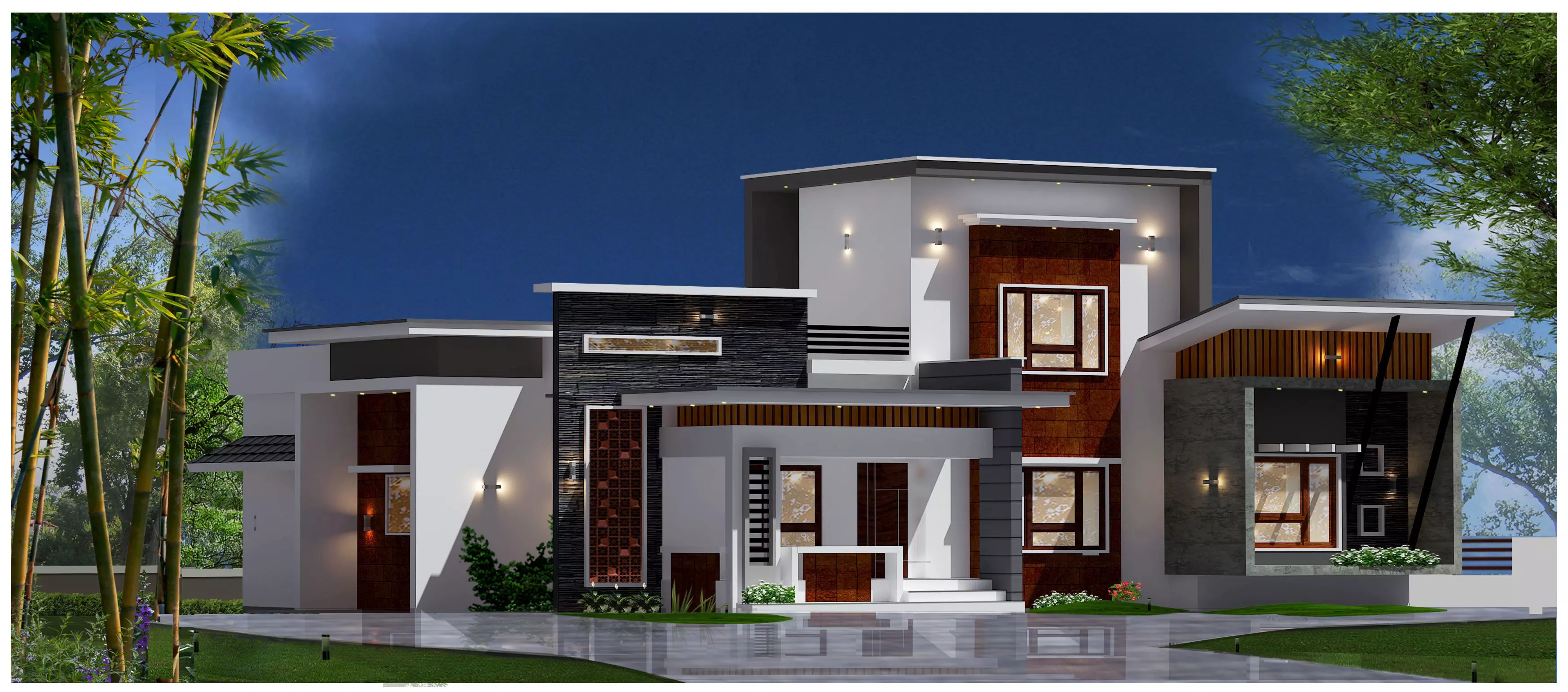 KICHEN modern home in india 3D model_0