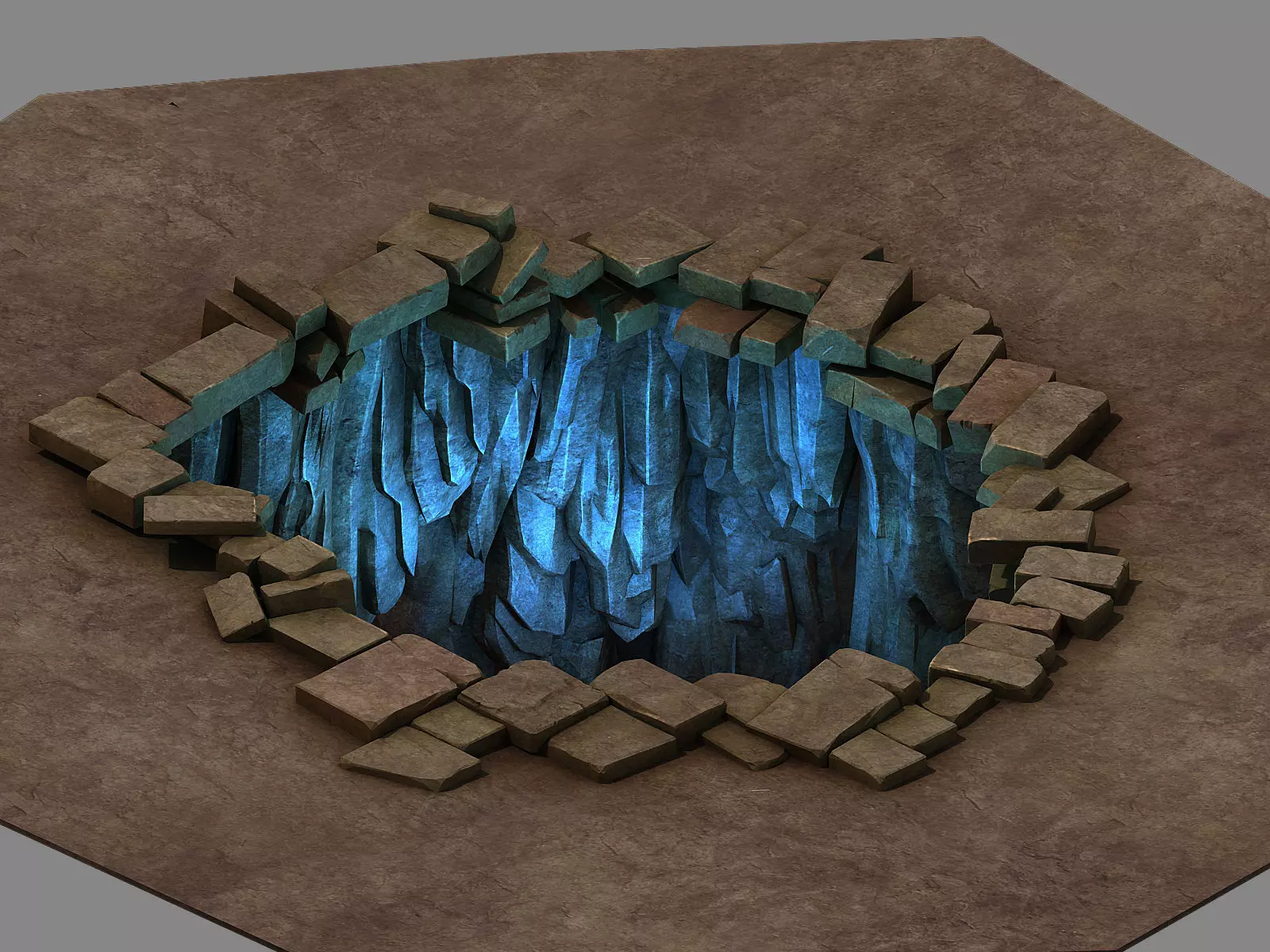 Stone Funeral Place - Tiankeng 01 3D model_0