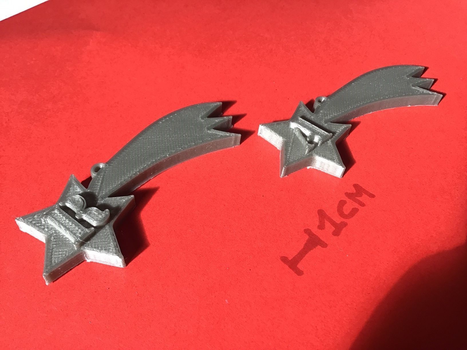 CHRISTMAS COMET 3D letters stl file 3D print model_2