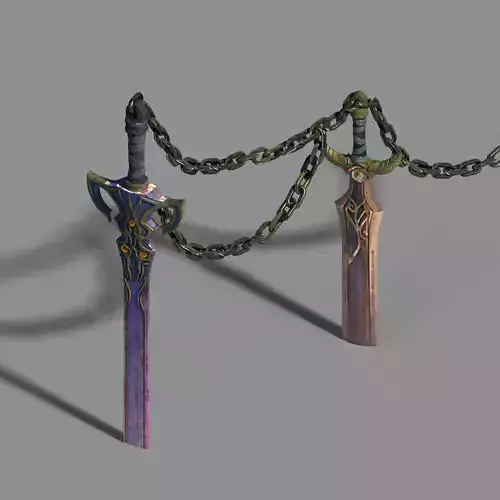 Stone Town Magic Cave - Sword - Iron Chain 01