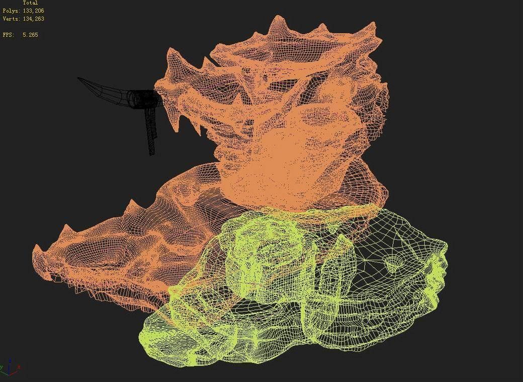 Stone Zhen De Dong - Mountain Rock - Stream Pool 02 3D model_4