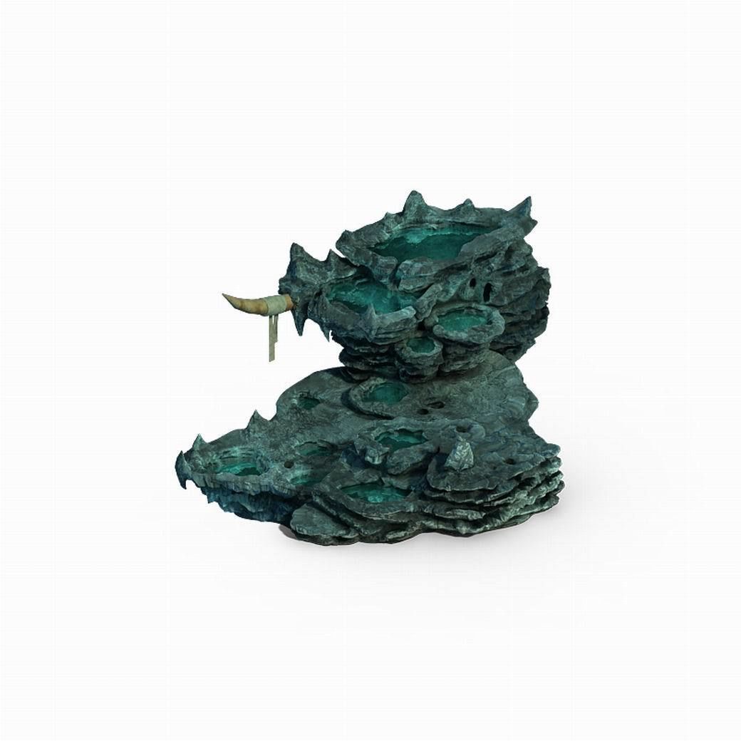 Stone Zhen De Dong - Mountain Rock - Stream Pool 02 3D model_1