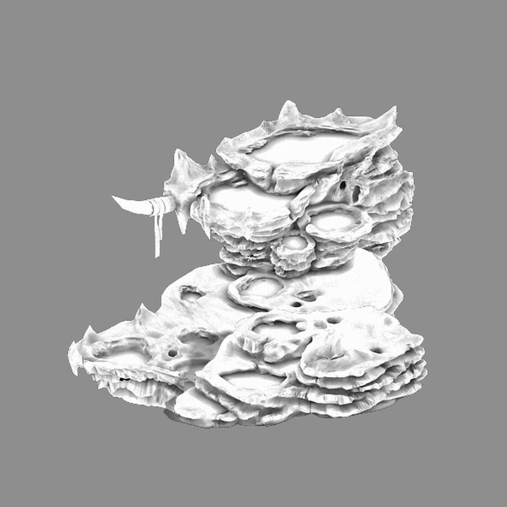 Stone Zhen De Dong - Mountain Rock - Stream Pool 02 3D model_2