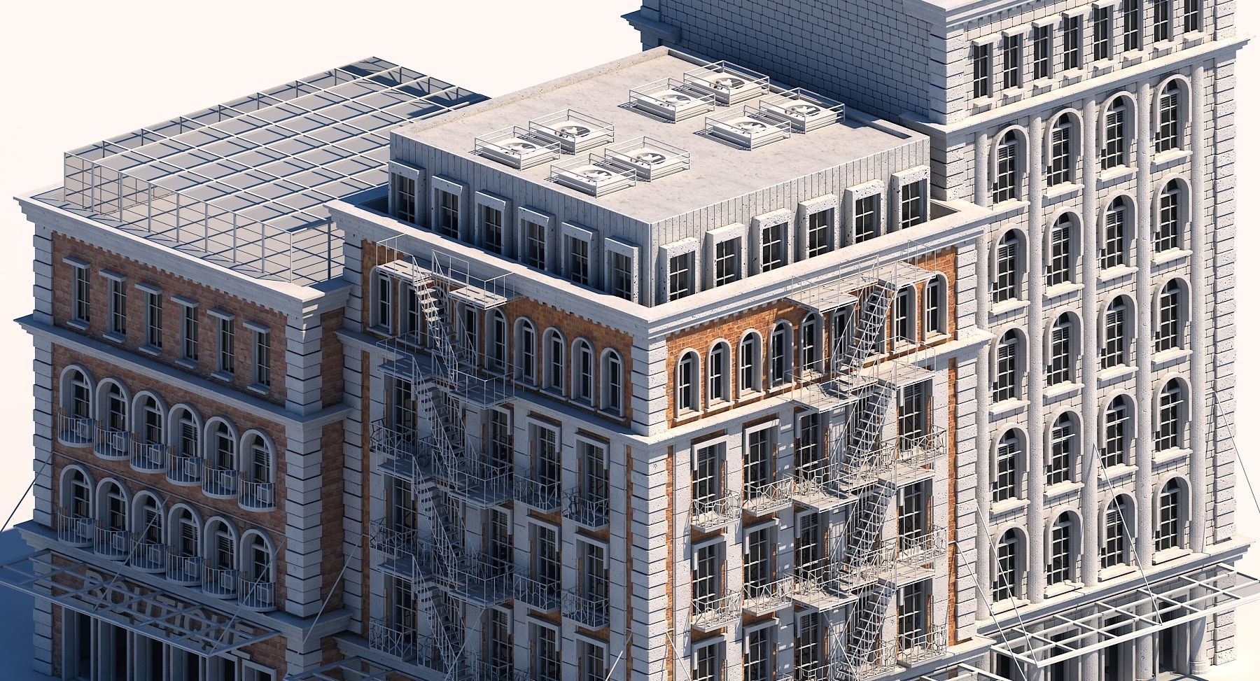 Commercial Building 102 3D model_1