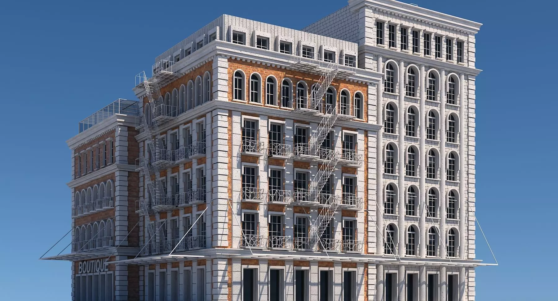 Commercial Building 102 3D model_0