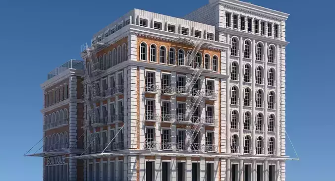 Commercial Building 102 3D model