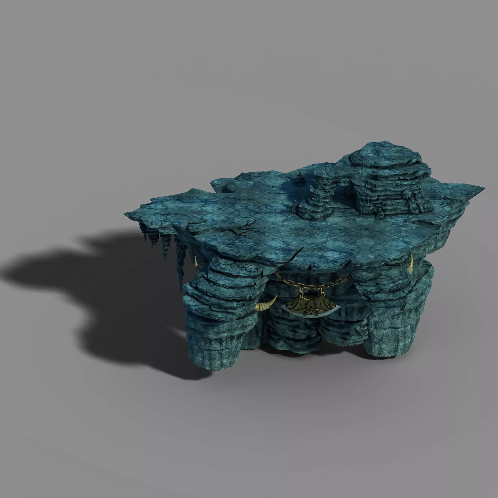 Stone Zhen Magic Cave - Mountain - Stone Chassis 3D model_0