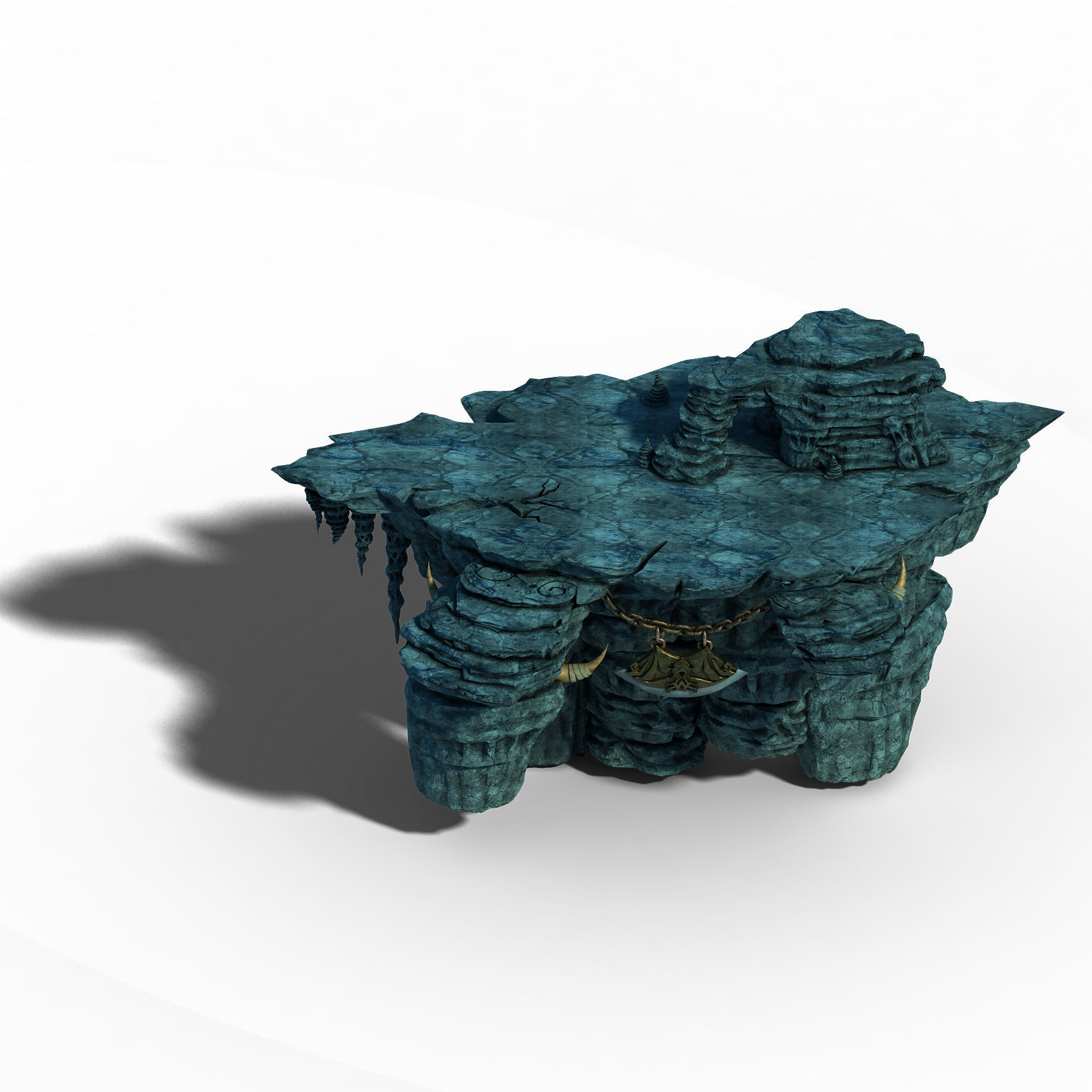 Stone Zhen Magic Cave - Mountain - Stone Chassis 3D model_1