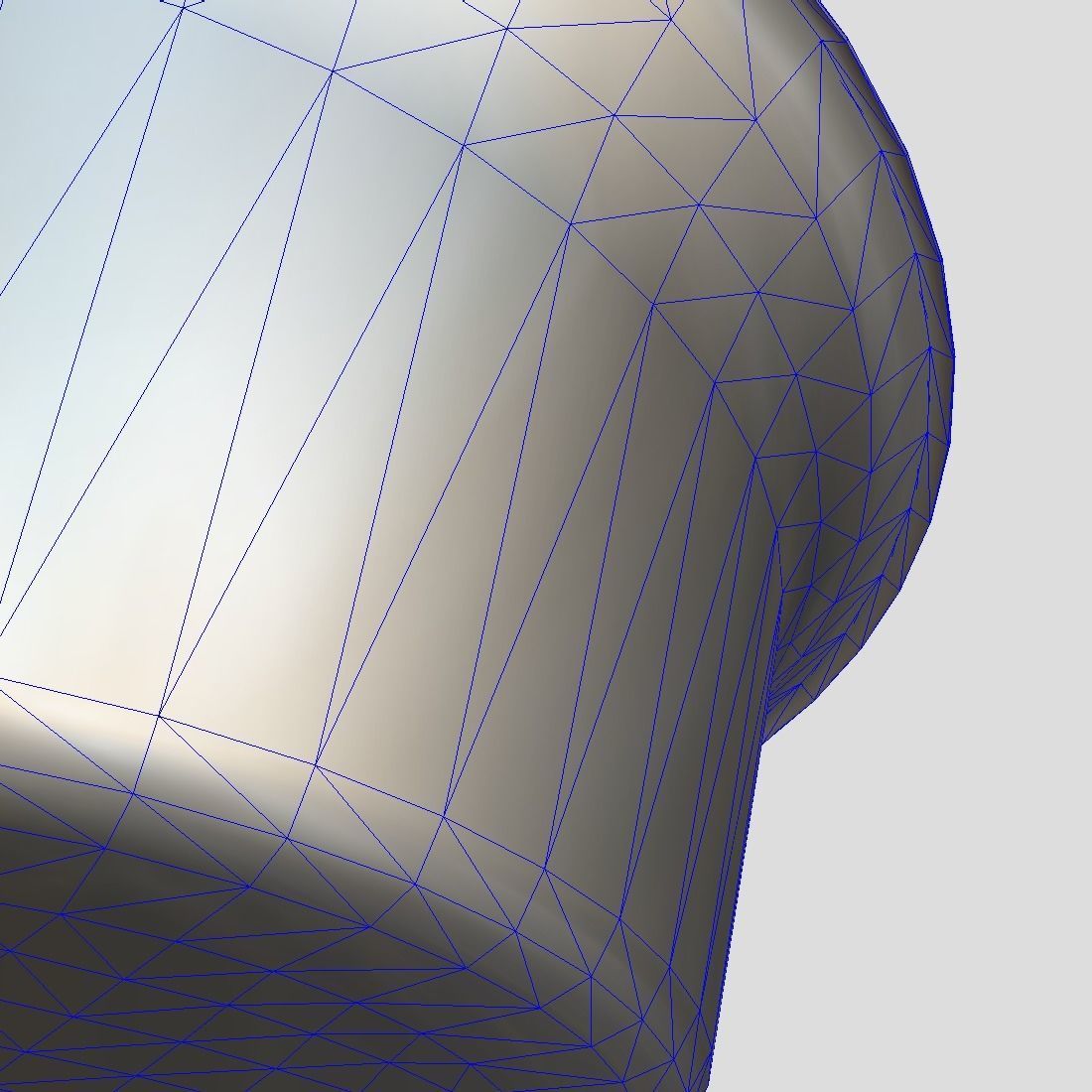 Enamel Bowl 1 Low-poly 3D model_15