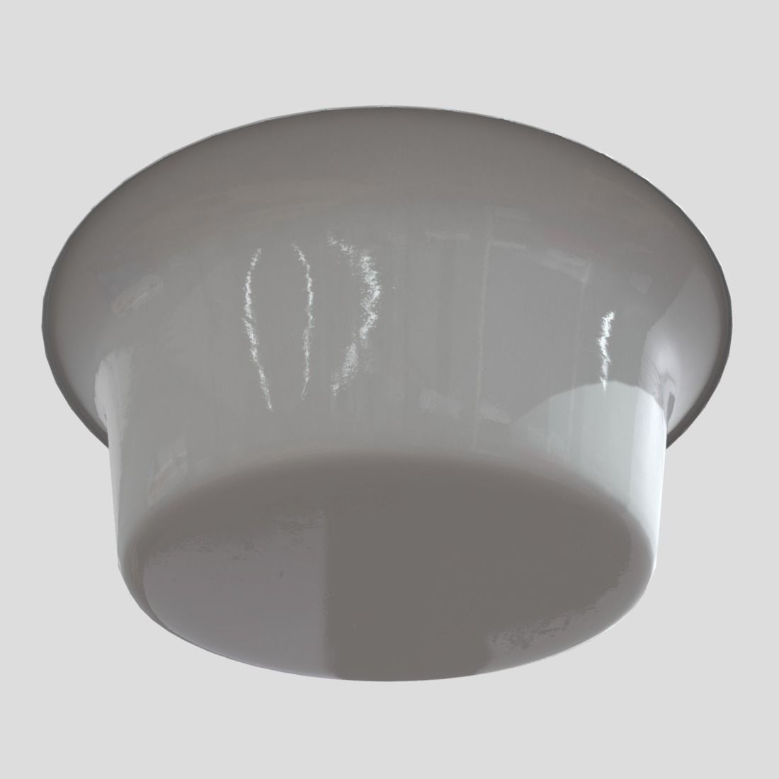 Enamel Bowl 1 Low-poly 3D model_10