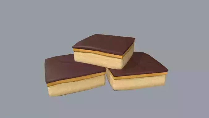 Millionaire Shortbread  Low-poly 3D model