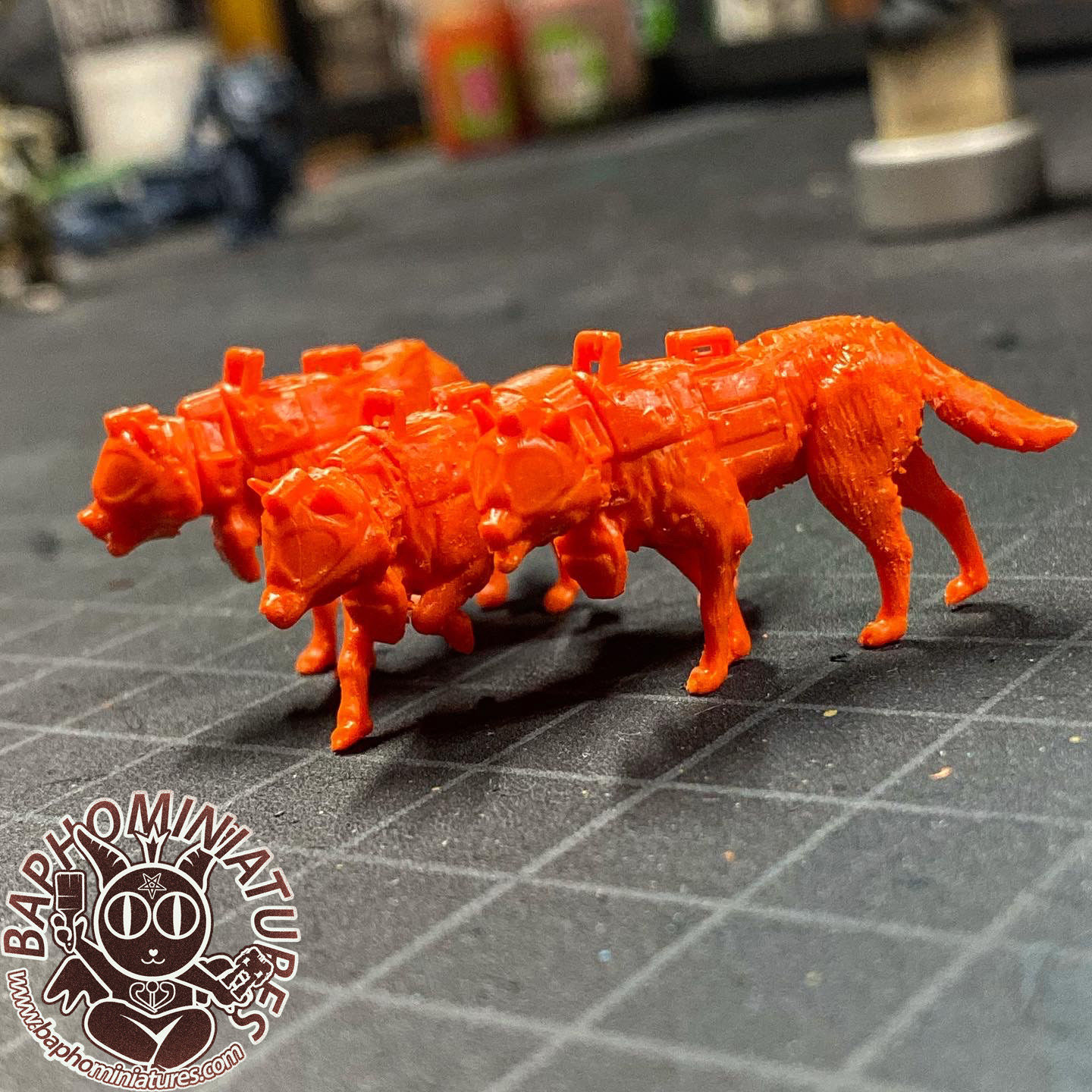 Military Working Dog Miniatures 3D print model_5