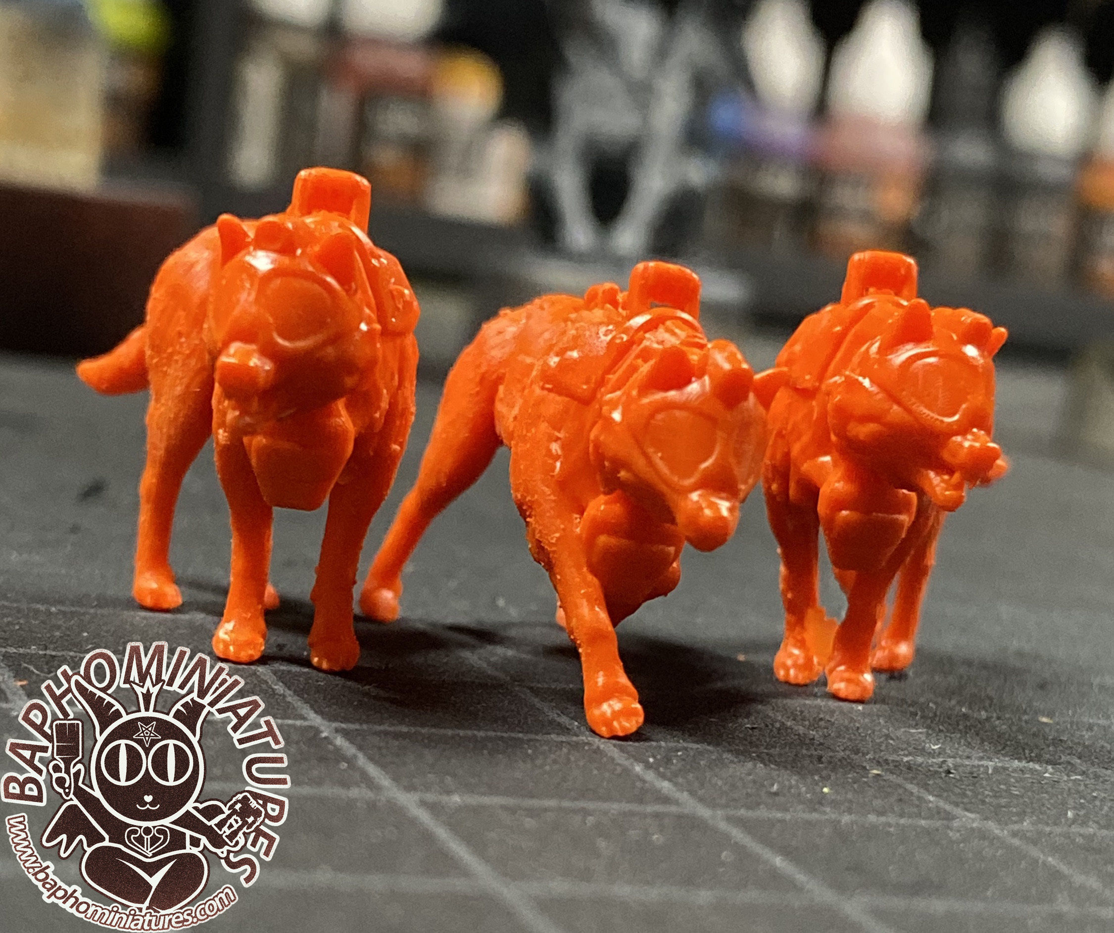 Military Working Dog Miniatures 3D print model_6