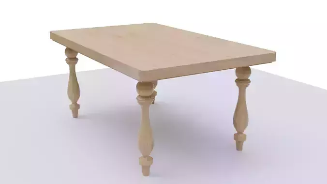 wooden table