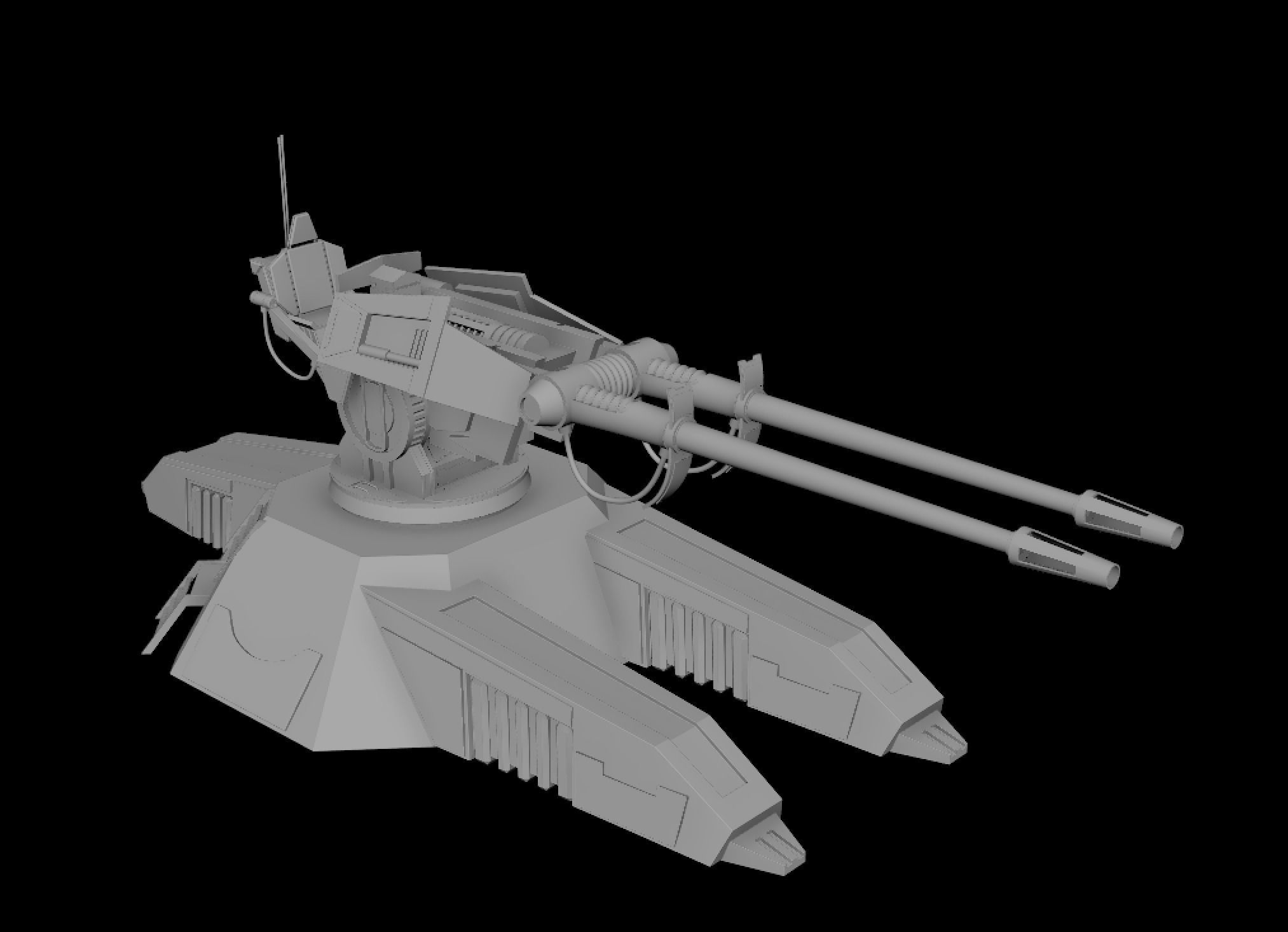 Star Wars Clone Turret Free 3D Model CGTrader Star Wars Clone Turret Free 3D Model CGTrader