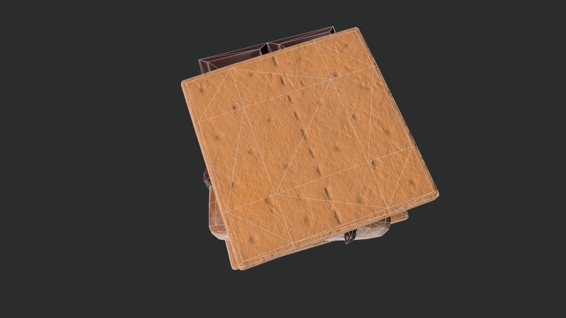 Smore Low-poly 3D model_14