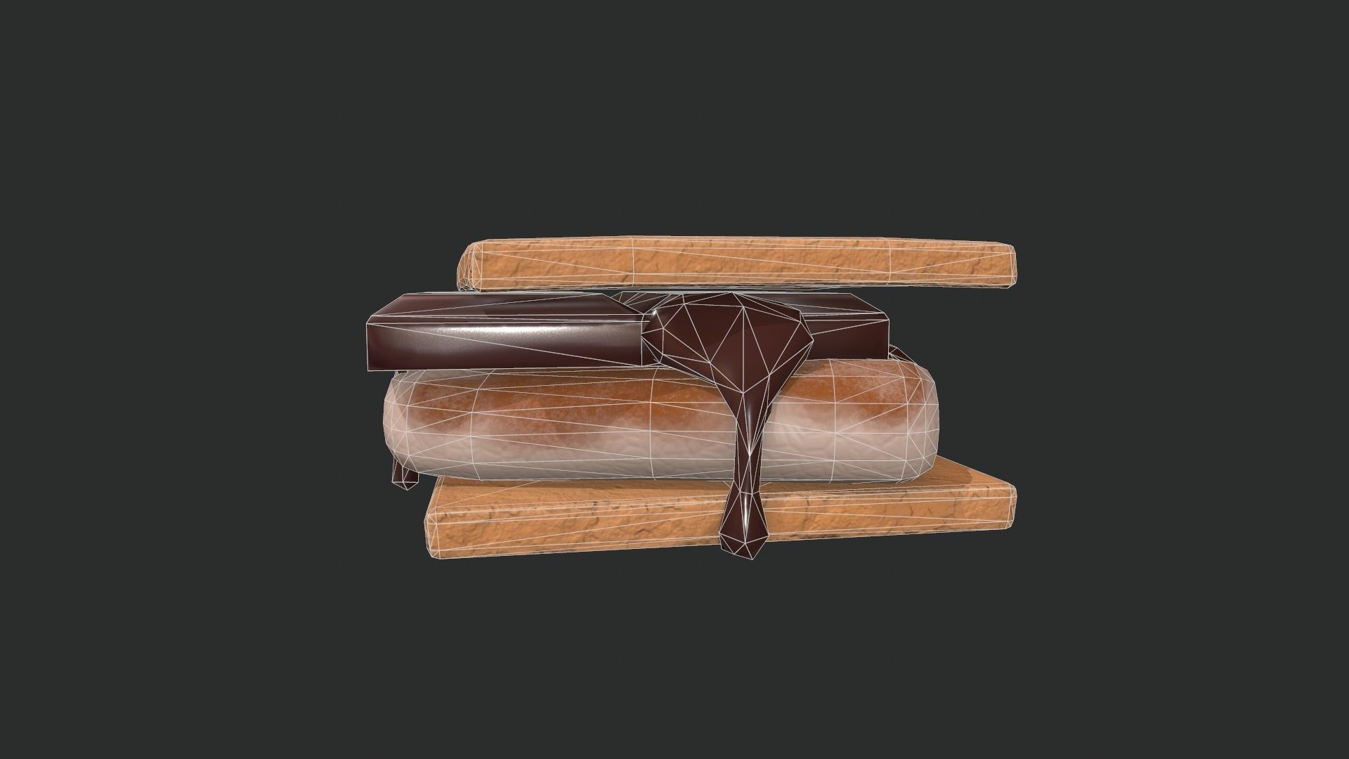 Smore Low-poly 3D model_18