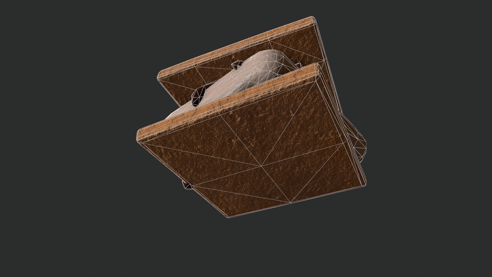 Smore Low-poly 3D model_15