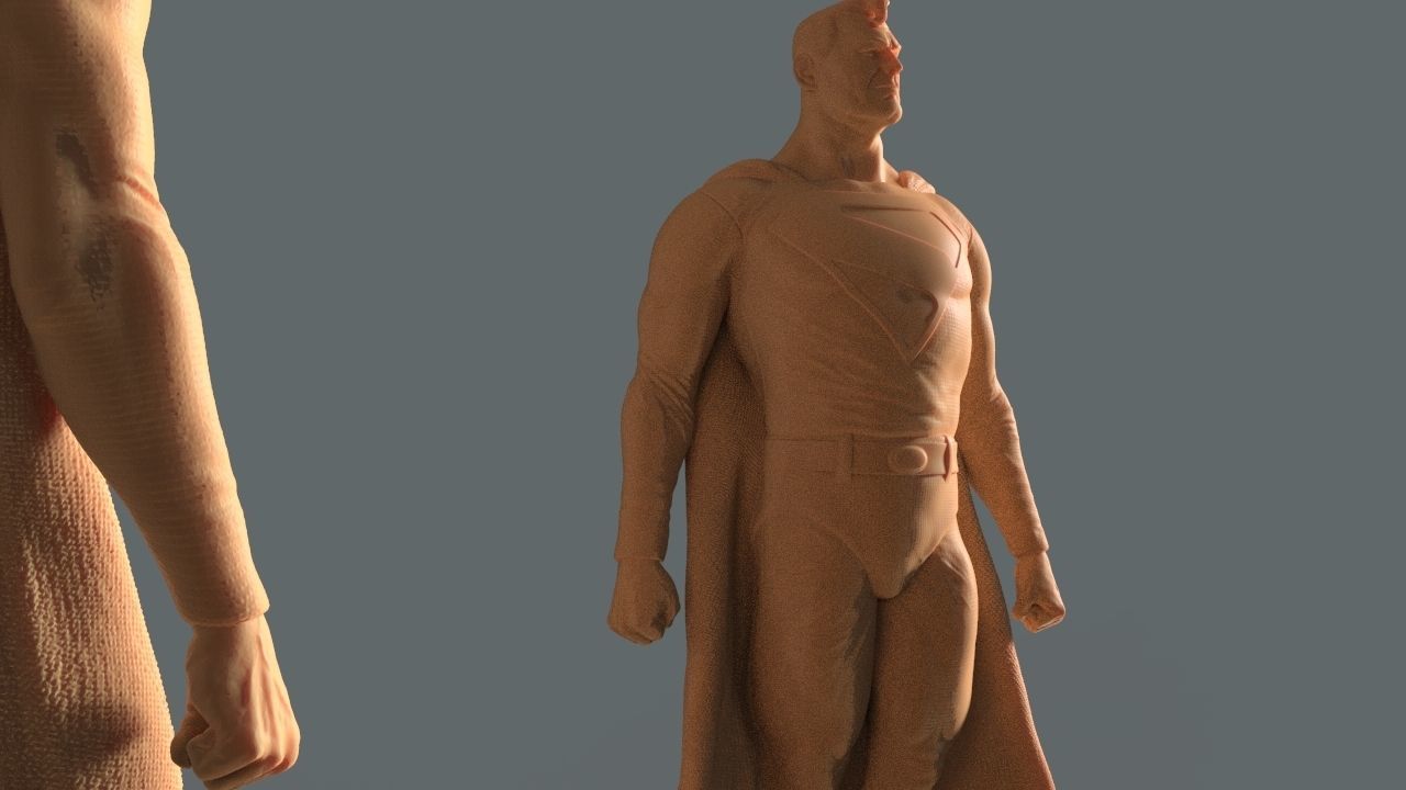 Superman the man of steel 3D print model_6