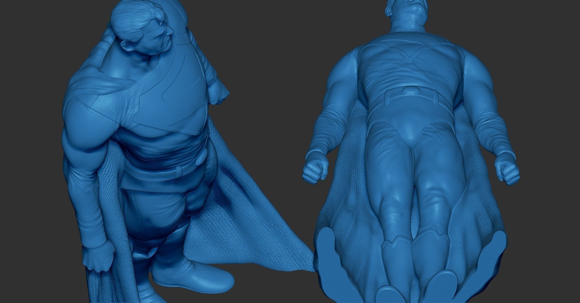 Superman the man of steel 3D print model_4