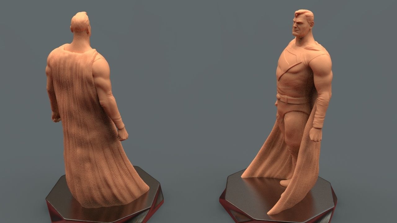 Superman the man of steel 3D print model_2