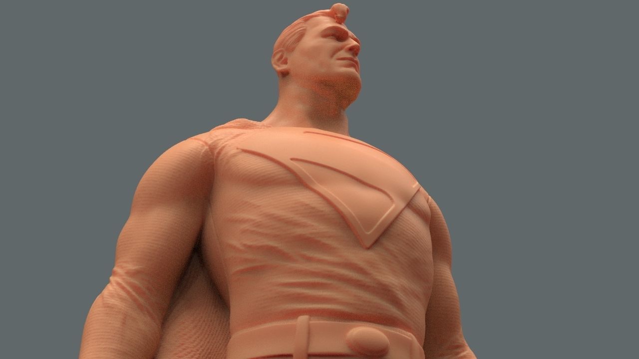 Superman the man of steel 3D print model_1