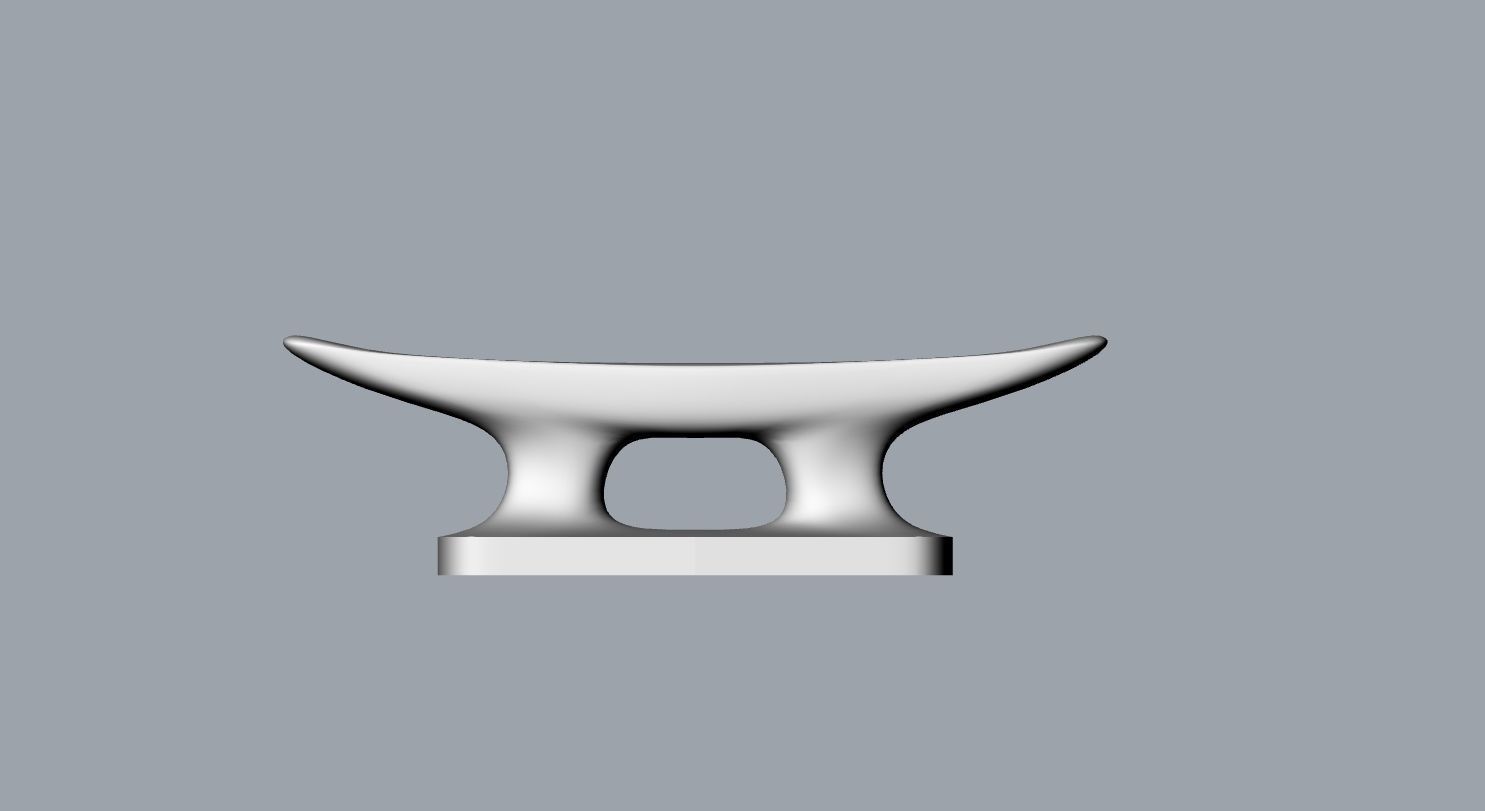 Nautical or Ship Cleat 2 3D print model_4