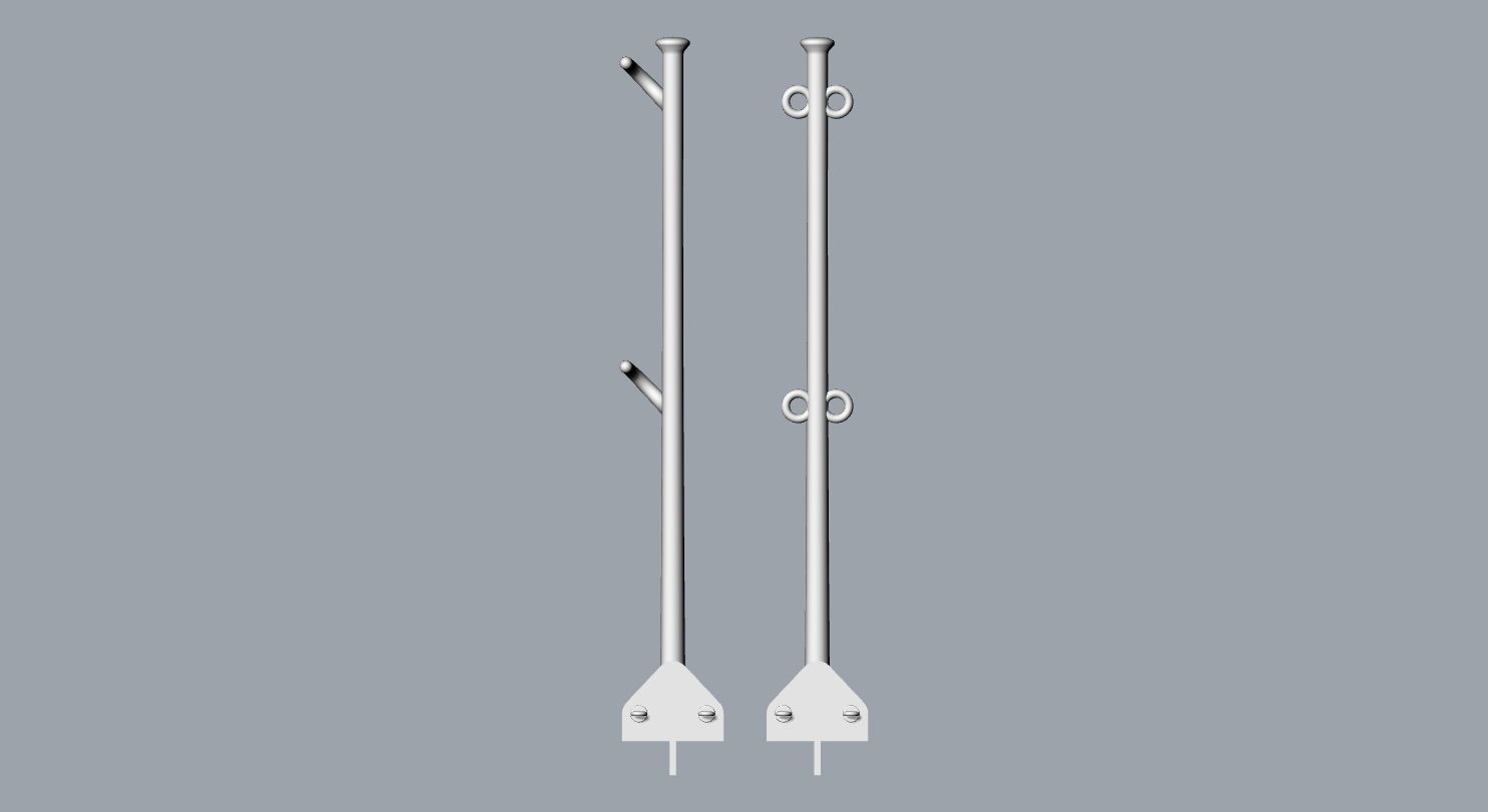 Posts for Upper Deck USS Arizona 3D print model_4