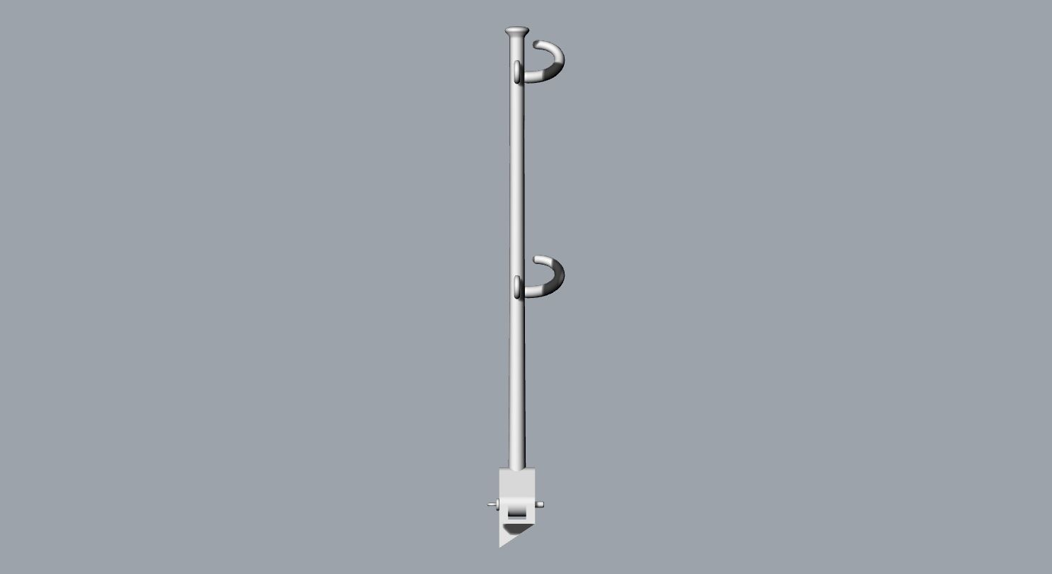 Posts for Upper Deck USS Arizona 3D print model_5