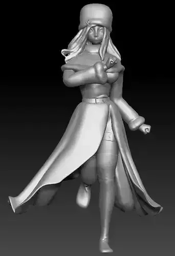 Juvia Fairy Tail 3D print model