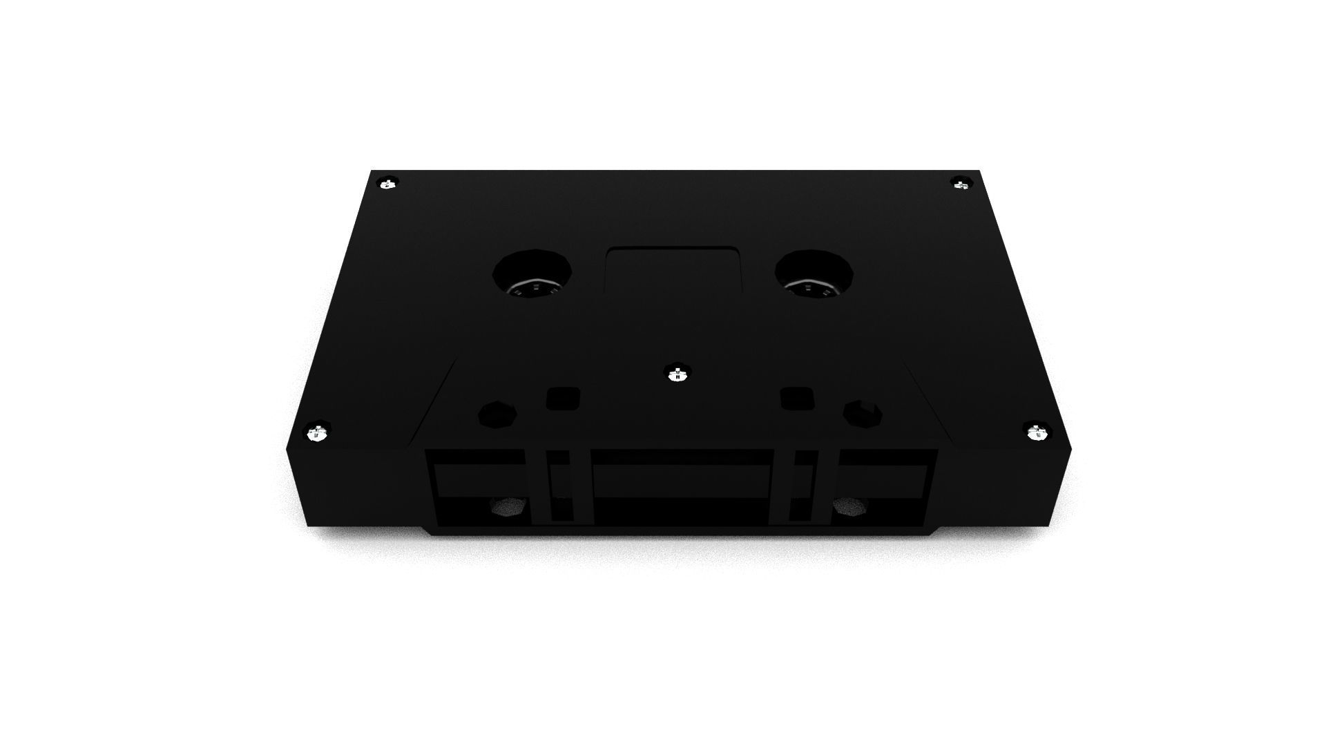 Cassette tape 3D model_3