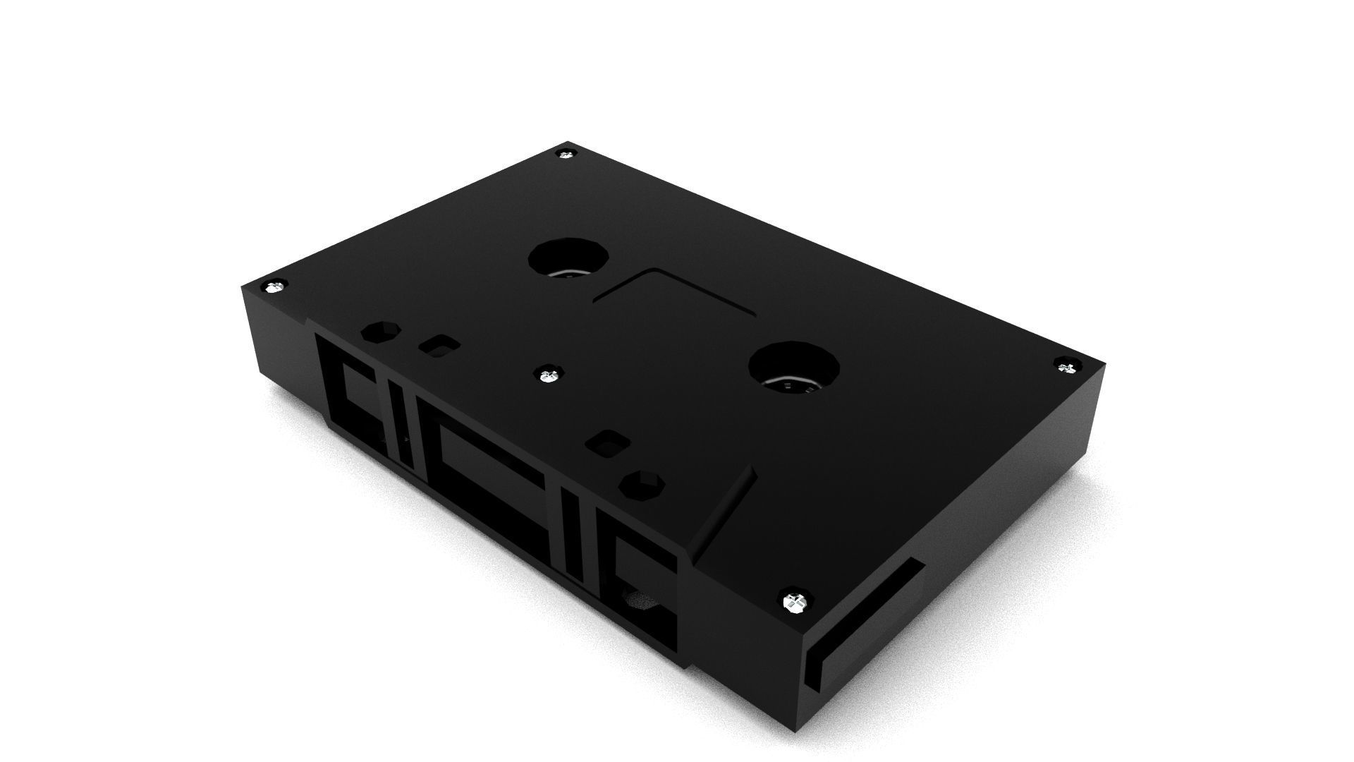 Cassette tape 3D model_1