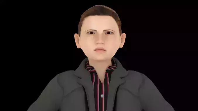 Model 11 man in jacket and jeans