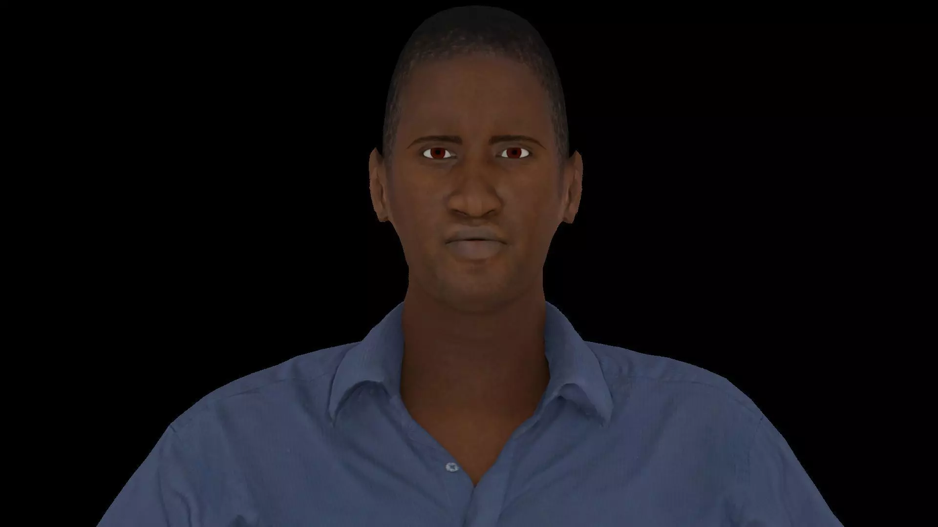 Model 1 man in jeans and shirt 3D model_0