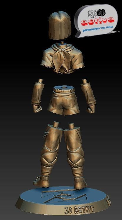 Dragon Ball Z - Android No 17 3D print model_5