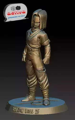Dragon Ball Z - Android No 17 3D print model