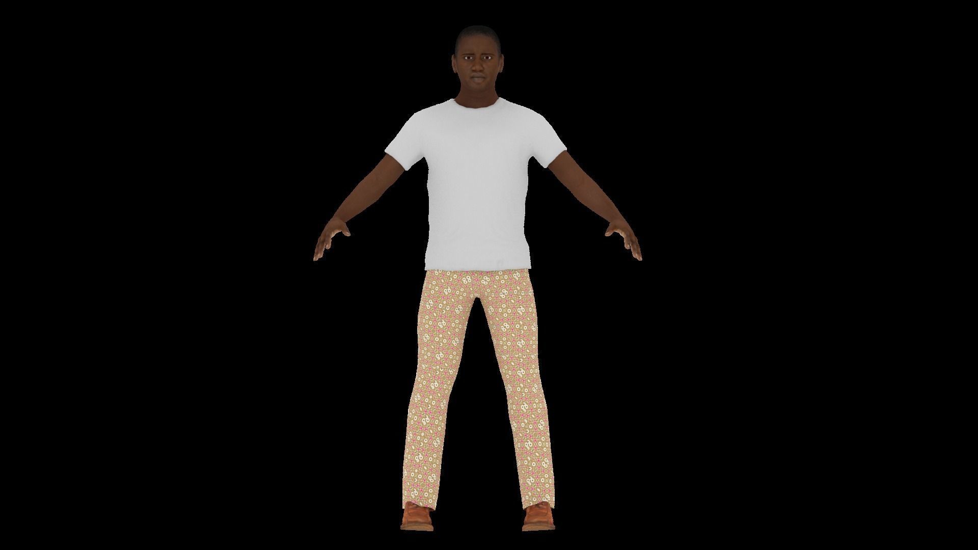 Model 6 man 3D model_2