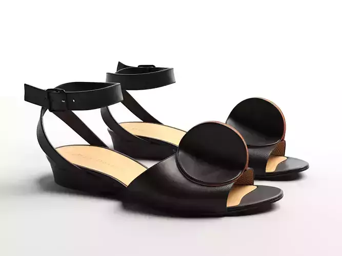 Bijou Leather Strap Sandals
