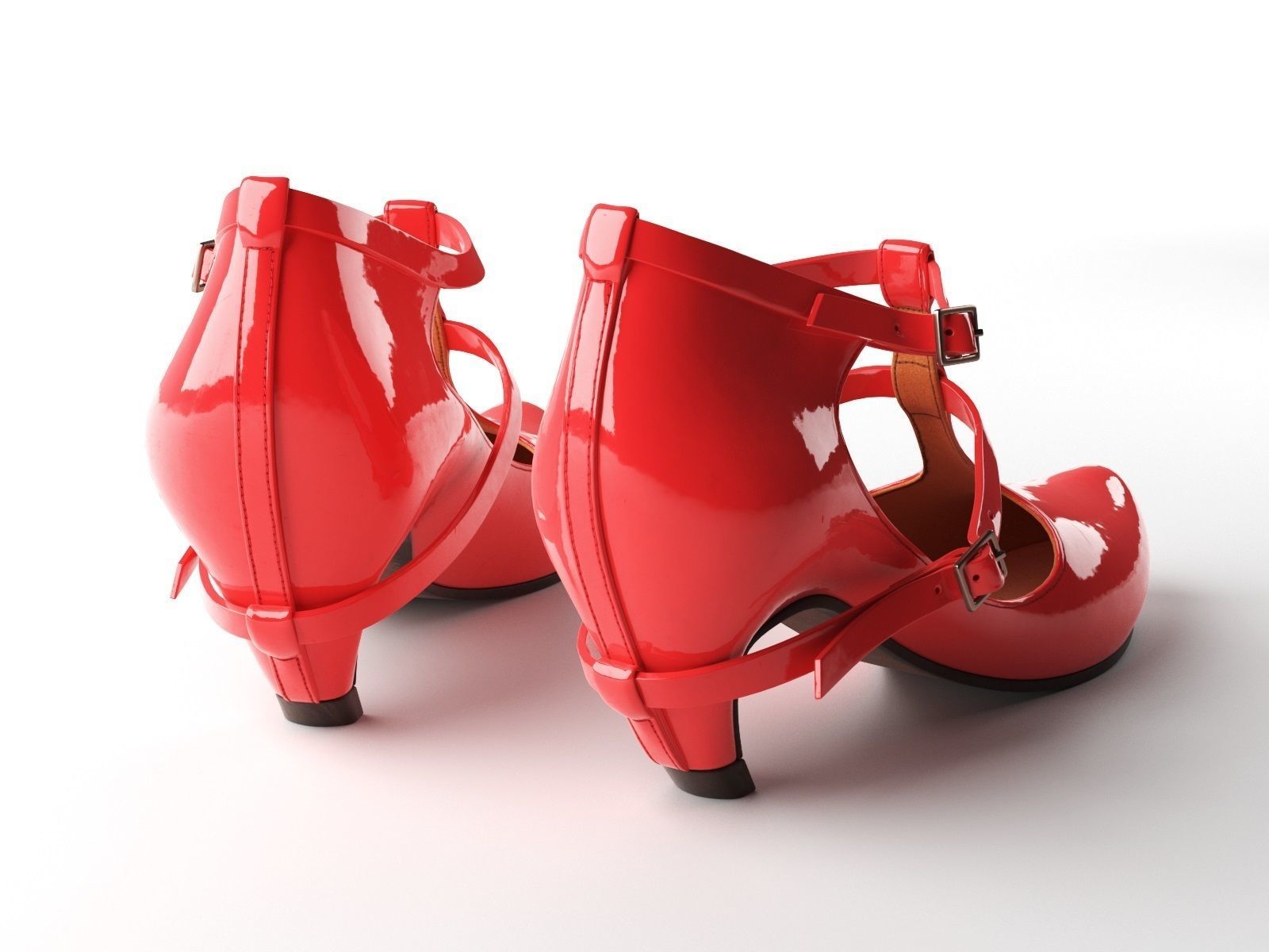 Penny Neon High Heel 3D model_2