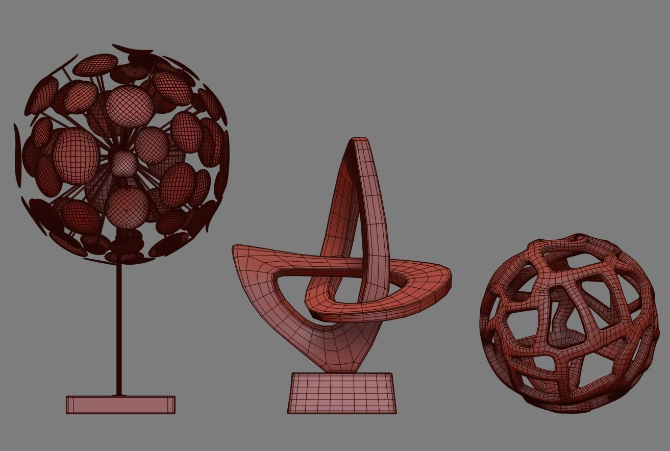 Decor Set 40 3D model_6