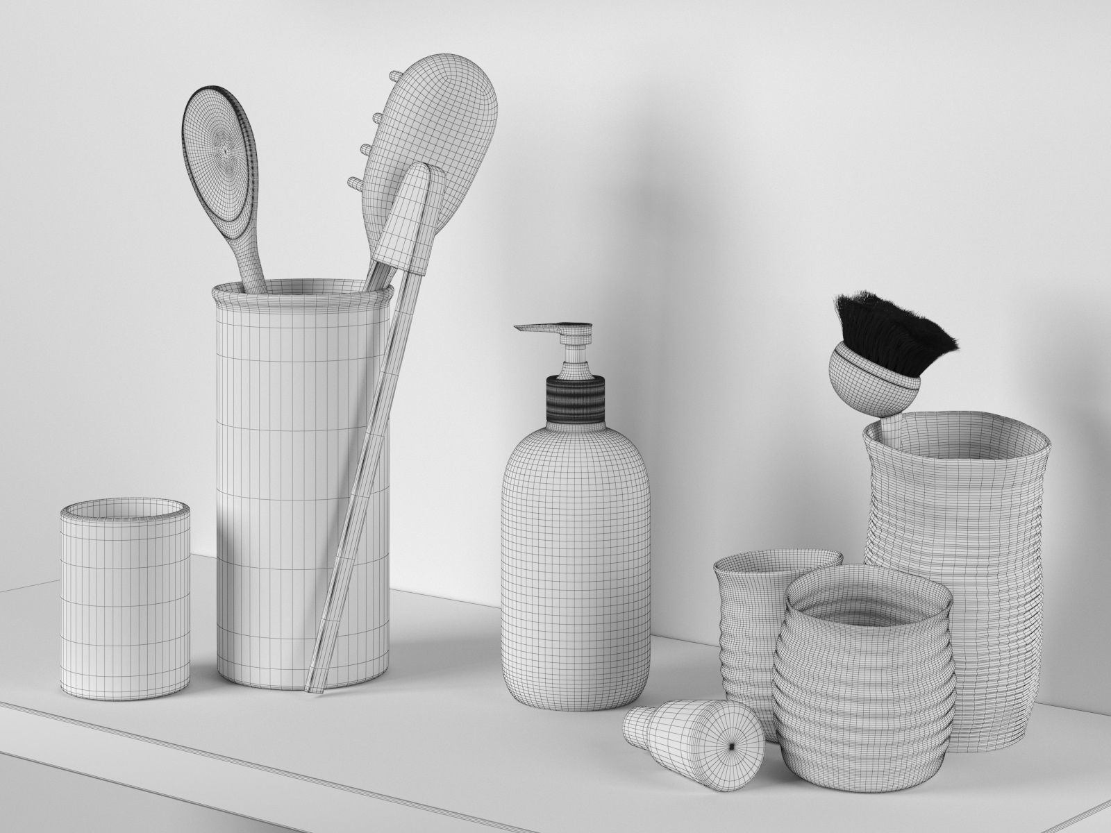 Kitchenware Set 3D model_4