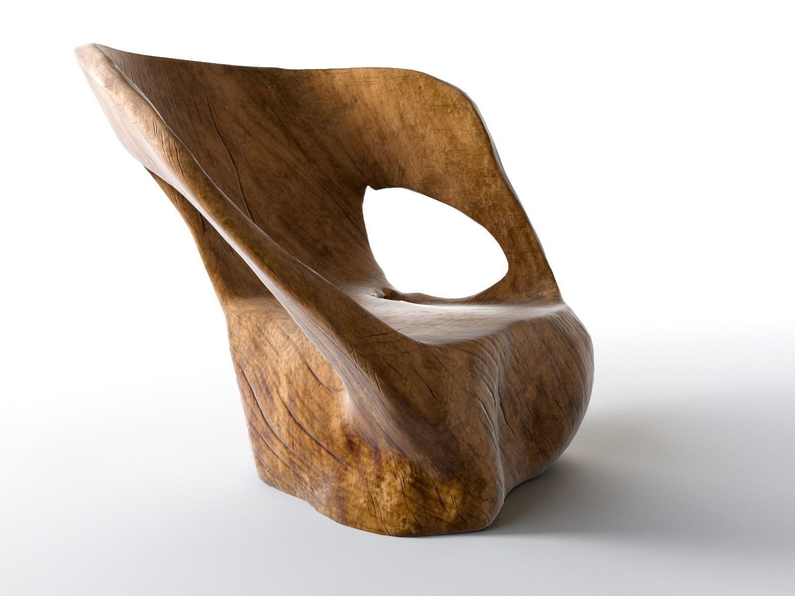 Cara Armchair 3D model_1