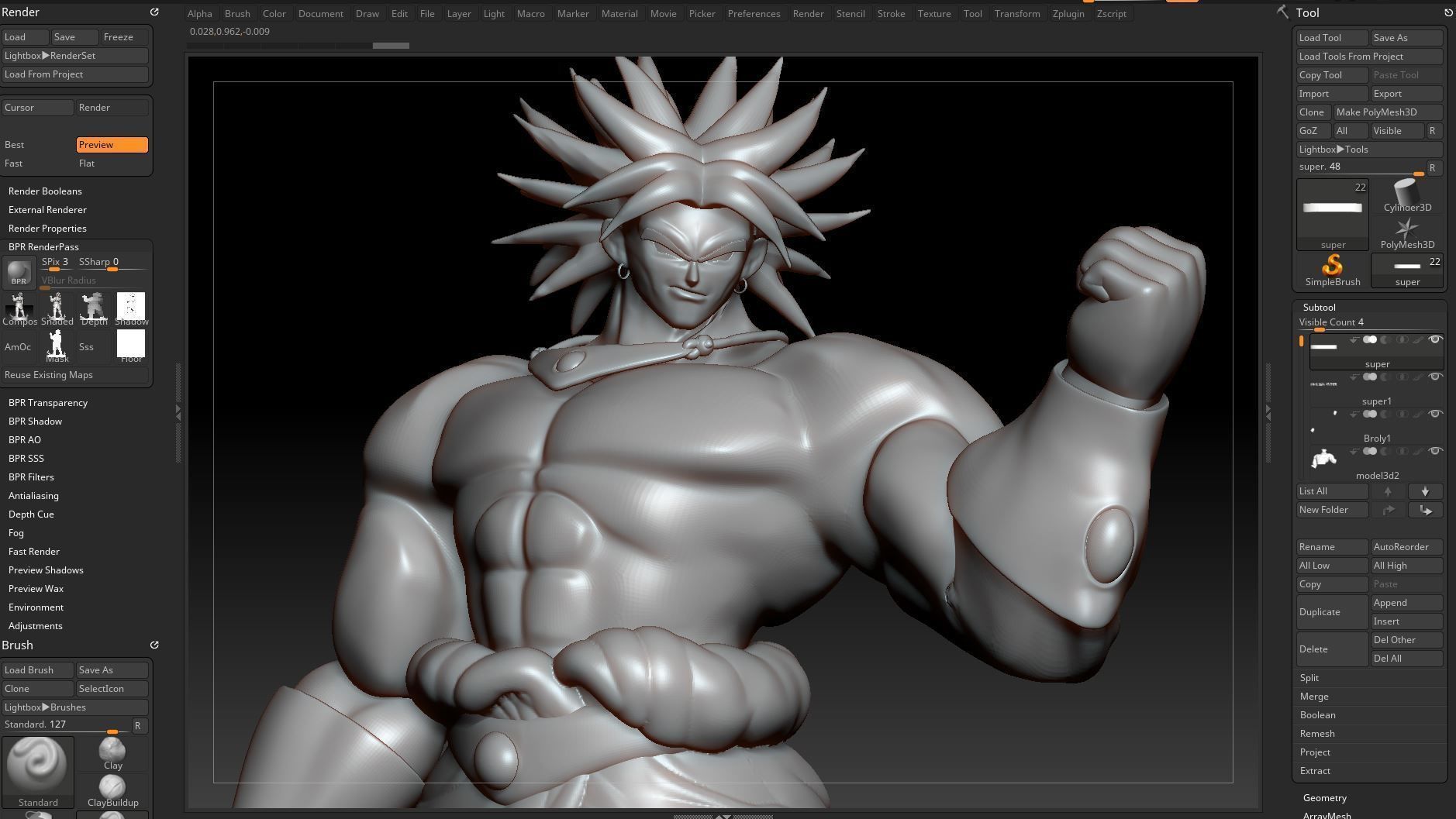 Broly - Dragon Ball Super Fanart 3D print model_17