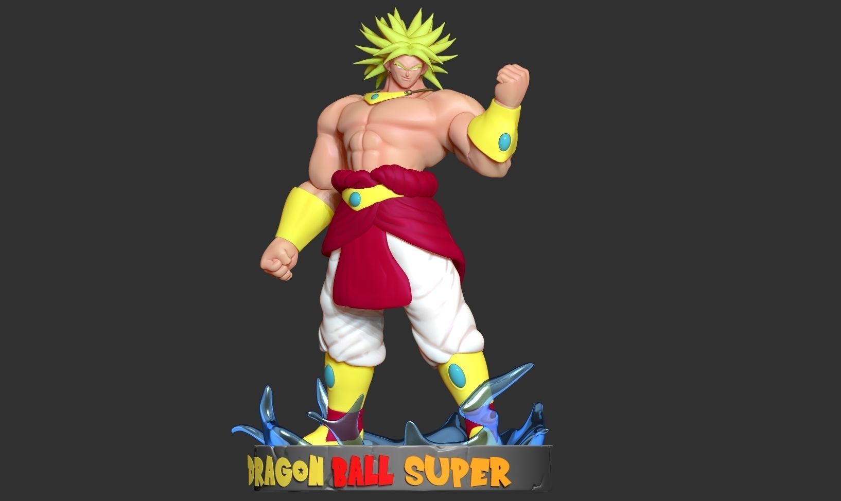 Broly - Dragon Ball Super Fanart 3D print model_10
